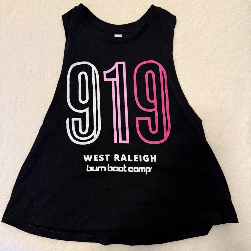 Burn Boot Camp Black Tank Top